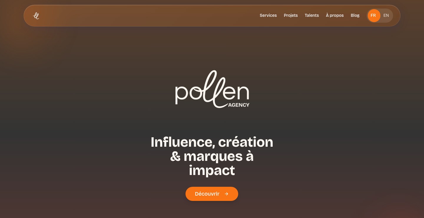 Le site thepollen.agency